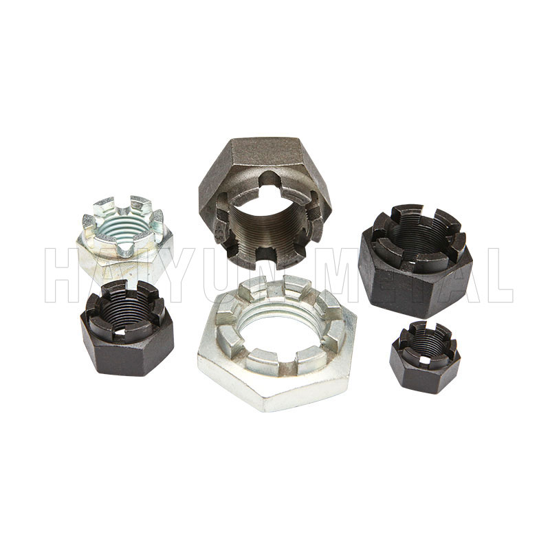 DIN935.937  Hex Slotted Nuts